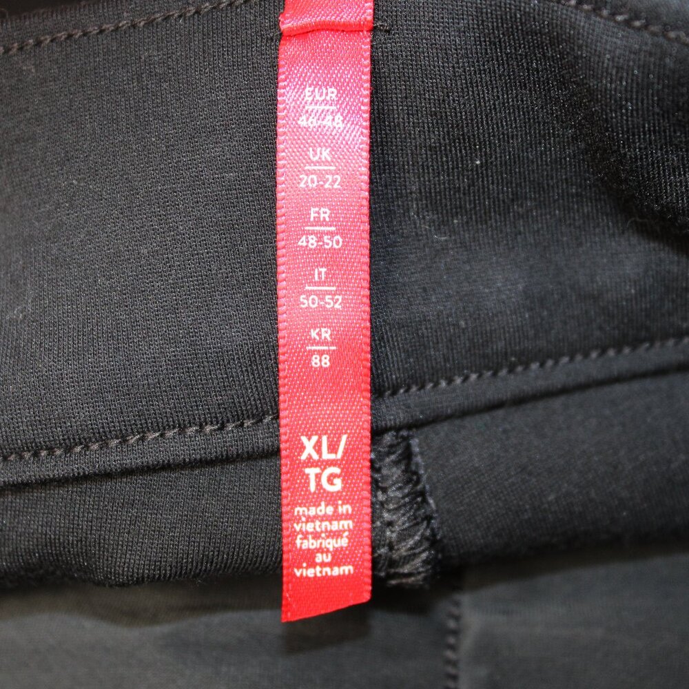 Women's Spanx Ankle Length Black Athletic Stretch Pants Size XL - Picture 13 of 16